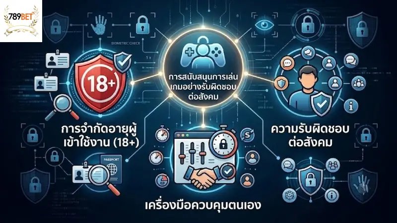 การสนับสนุนการเล่นเกมอย่างรับผิดชอบต่อสังคม 789bet